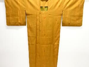 縞に水玉模様織り出し雨コート